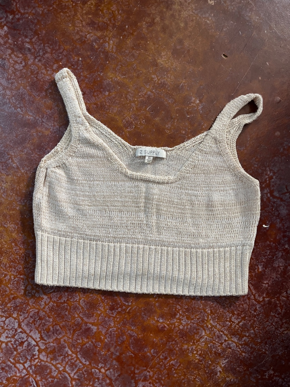 Z supply Cropped Sweater Tank